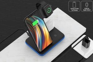 Saferell 3 in 1 Wireless Charger Stand
