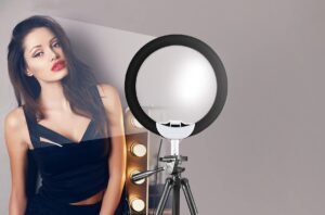 UBeesize 10 Selfie Ring Light with 50 Extendable Tripod Stand