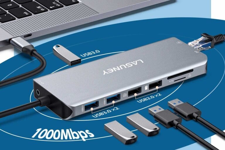 Lasuney Triple Display 13 in 1 USB C Hub