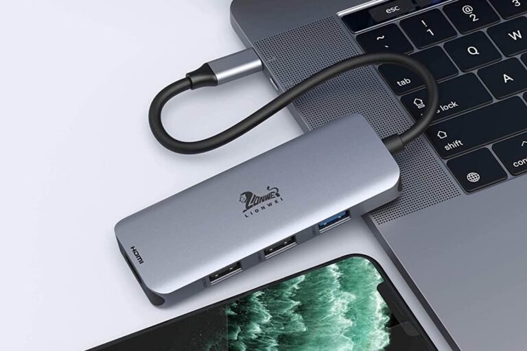 LIONWEI USB C to Dual Monitors Adapter with Dual 4K HDMI