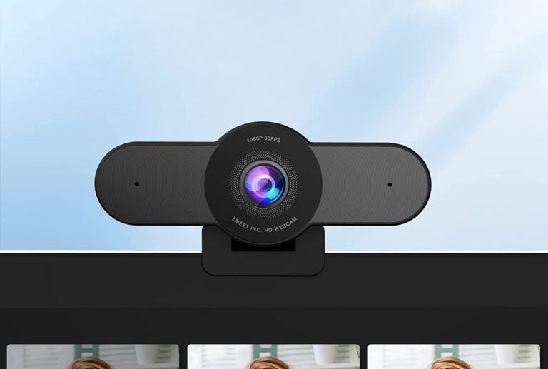 eMeet C970 1080P 60FPS Webcam withDual Mics & Privacy Mode