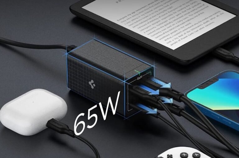Spigen 65W [GaN III] 4-Port USB C Charging Station