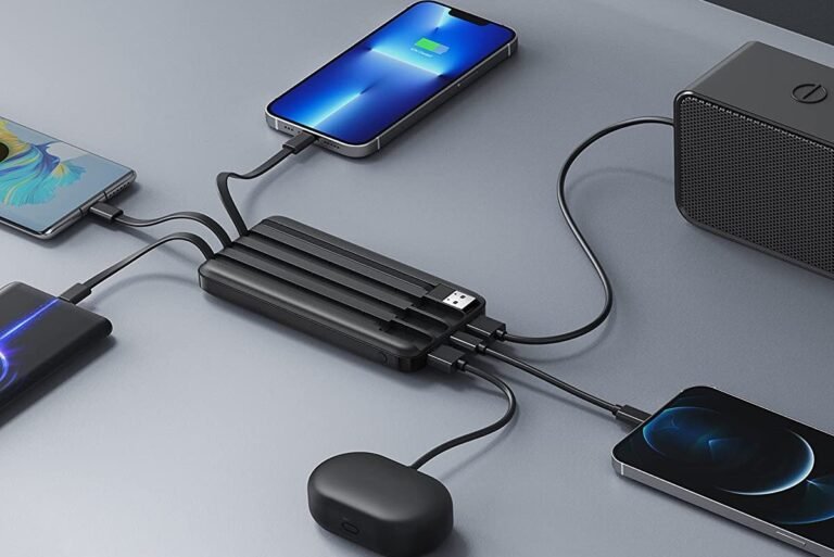 Charmast 10000mAh LIghtning Cable Built-in Power Bank