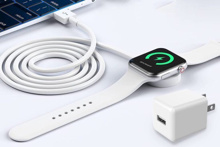 Curvologys Apple Watch Charging Cable With Adapter