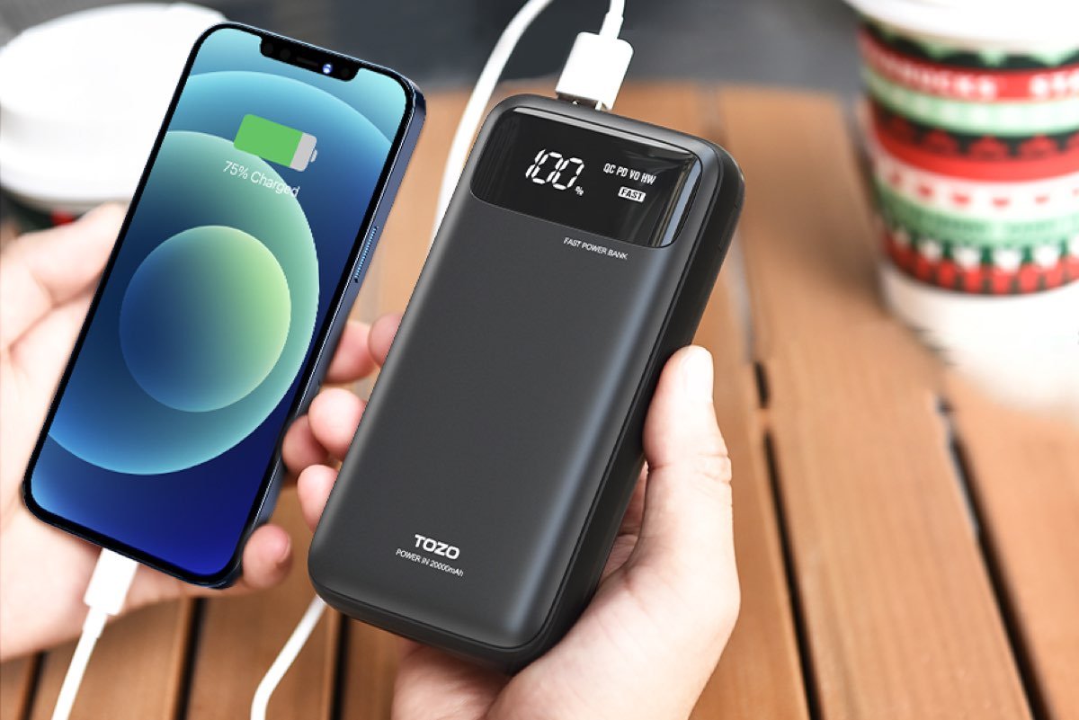 TOZO 20000mAh Fast Charging Power Bank