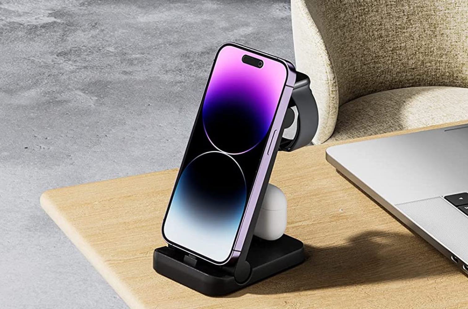 ZOOULAI 3 in 1 Wireless Charging Station