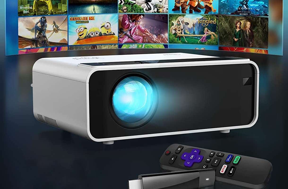 CiBest 1080P Outdoor Projector