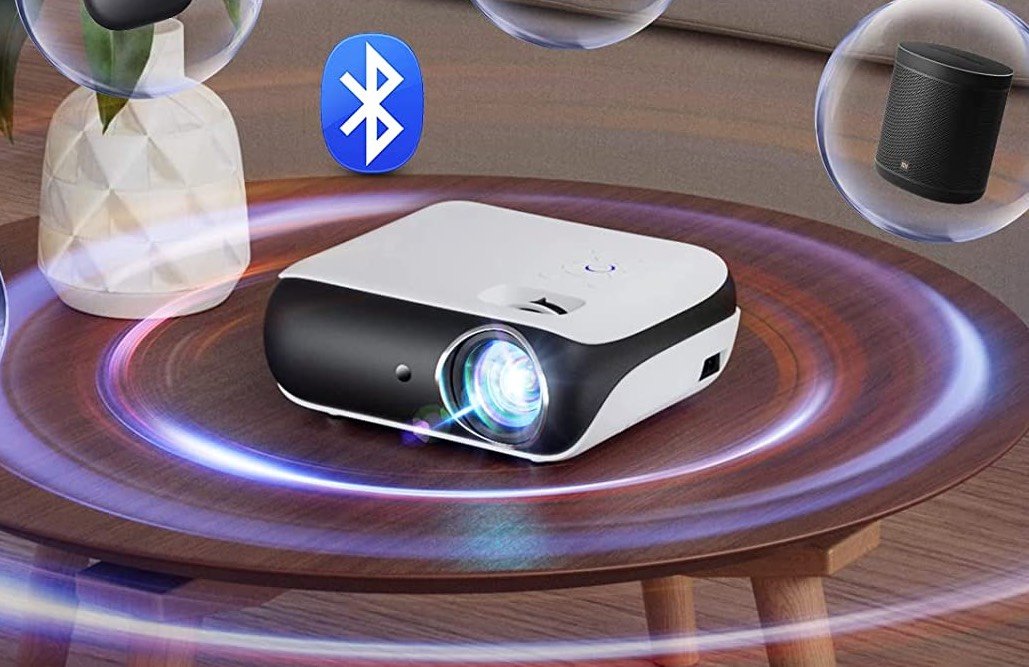 HAPPRUN 1080P Bluetooth Projector