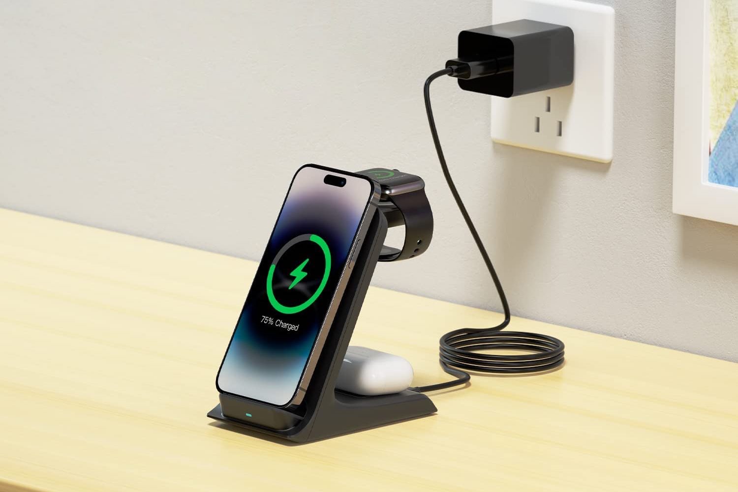 Kpon 3-in-1 Wireless Charging Station