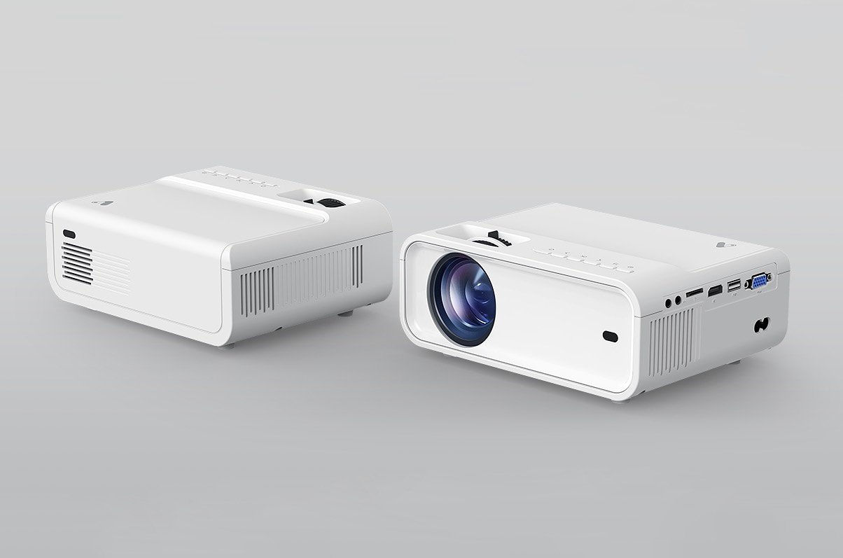 ACROJOY 1080P Supported Movie Projector with Tripod