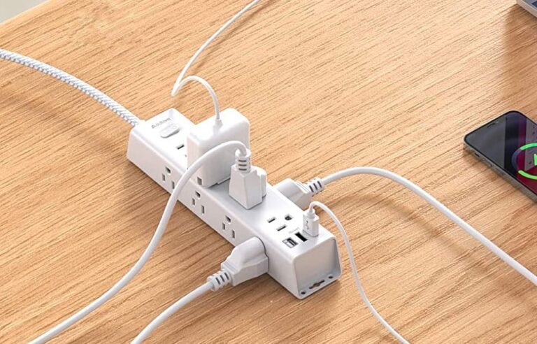Addtam 15-Outlet Power Strip With Extension Cord