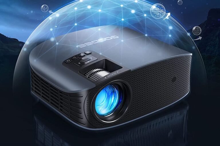 GooDee 1080P Projector 4K with WiFi