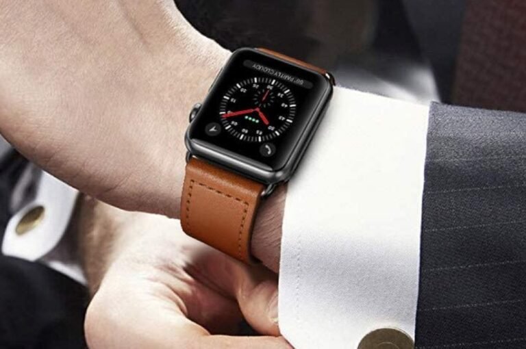 KYISGOS Apple Watch Leather Band