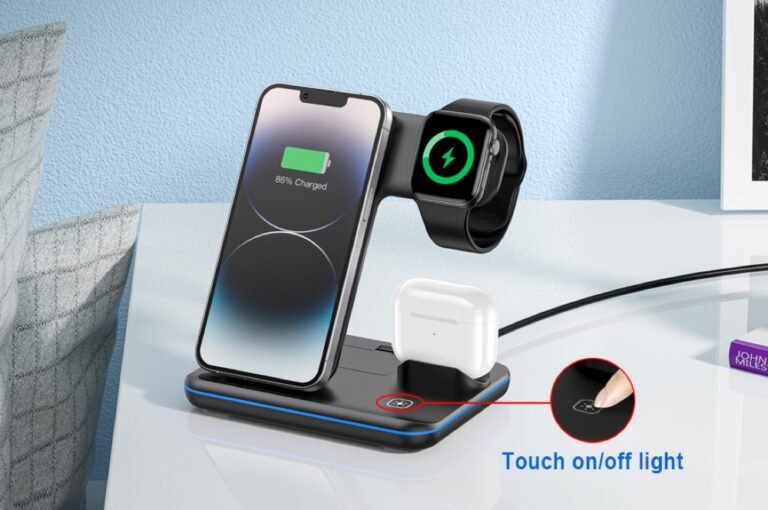 WAITIEE 3 in 1 Wireless Charging Station