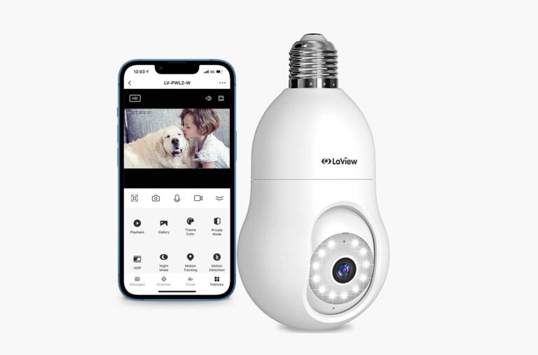 LaView 4MP Bulb Security Camera