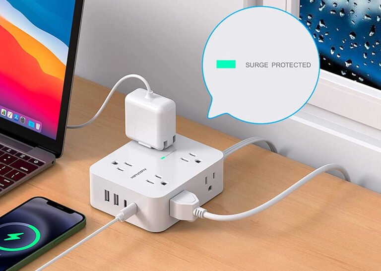 HANYCONY Power Strip With 8 Outlets & 4 USB Ports