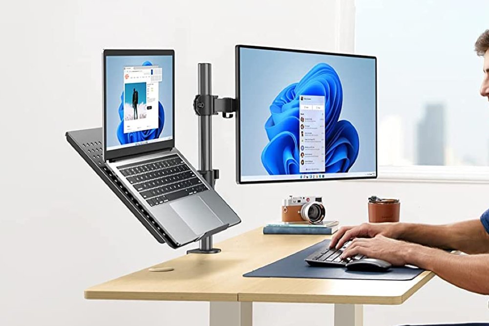 Huanuo Adjustable Single Monitor Desk Mount