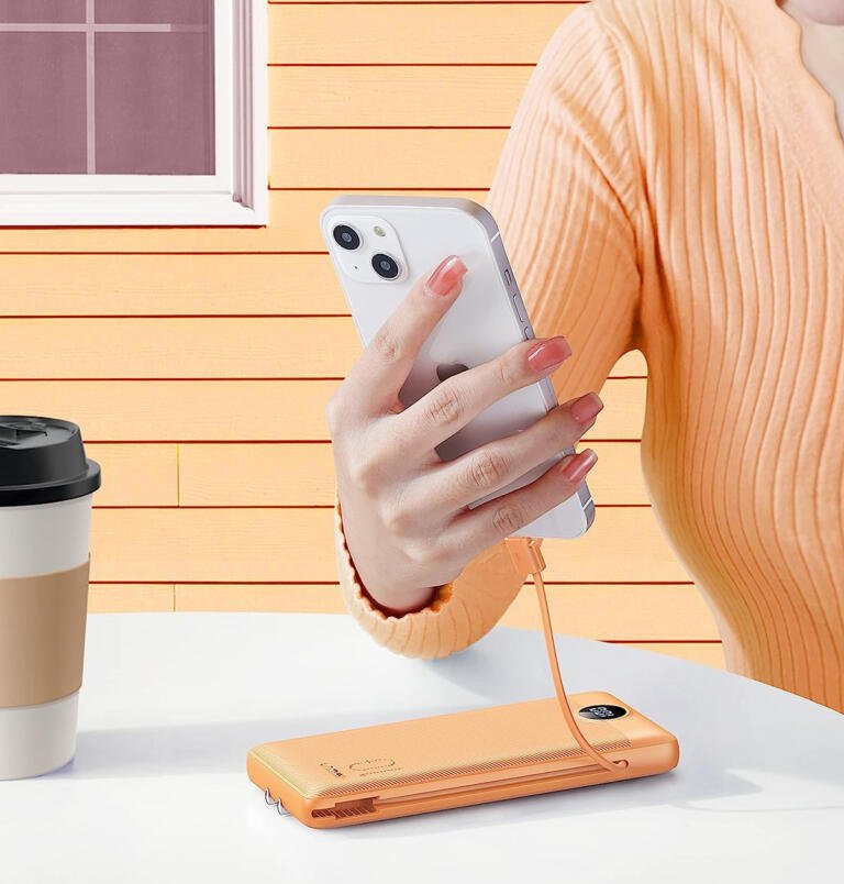 This Portable Power Bank Comes With Built-in Cables To Charge Smartphones, $25 On Sale 1