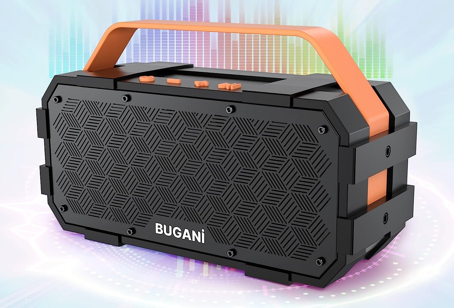BUGANI Portable Bluetooth Speakers with 30W (40W Peak) Stereo Sound