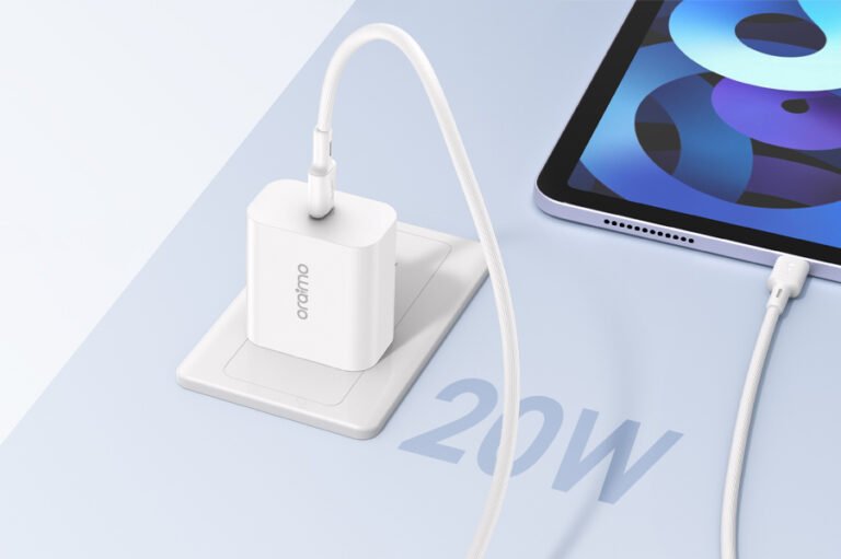 Pickup This 20W USB-C Wall Charger with USB-C Cable For Your iPad Pro At $5 1 Oraimo 20W PD Fast USB-C Wall Charger wih USB-C Cable
