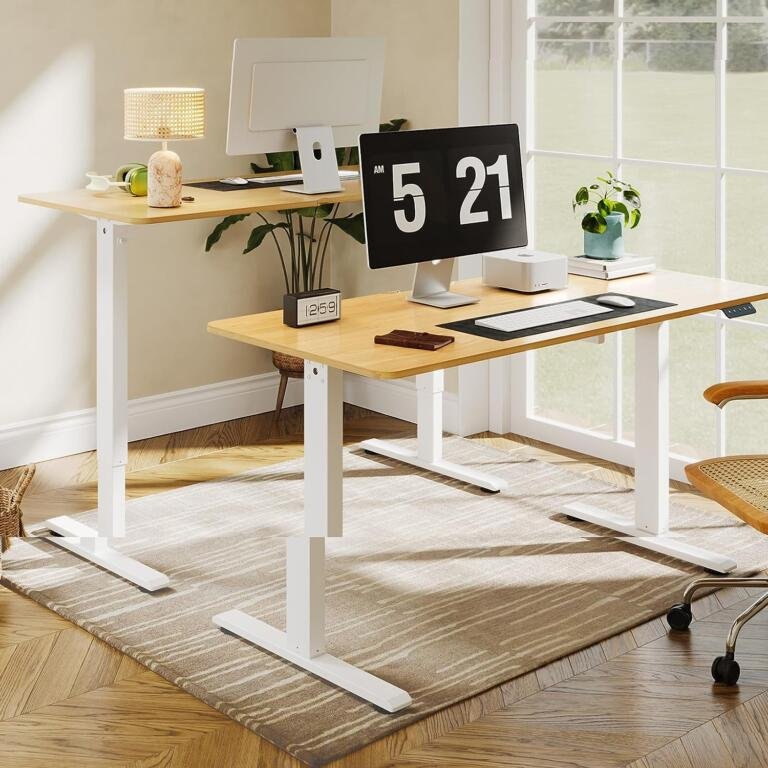 Steal Deal: Amazon's Popular Height Adjustable Office Desk Drops To Just $99 From $200 Price Tag 1
