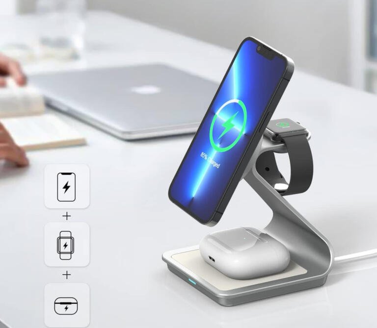 Save 46% on a MagSafe 3-in-1 Wireless Charger for iPhone 14/13/12, Apple Watch, and AirPods Pro/3/2! Usually Sold For $70 1 Save 46% on a MagSafe 3-in-1 Wireless Charger for iPhone 14/13/12, Apple Watch, and AirPods Pro/3/2! Usually Sold For $70 1
