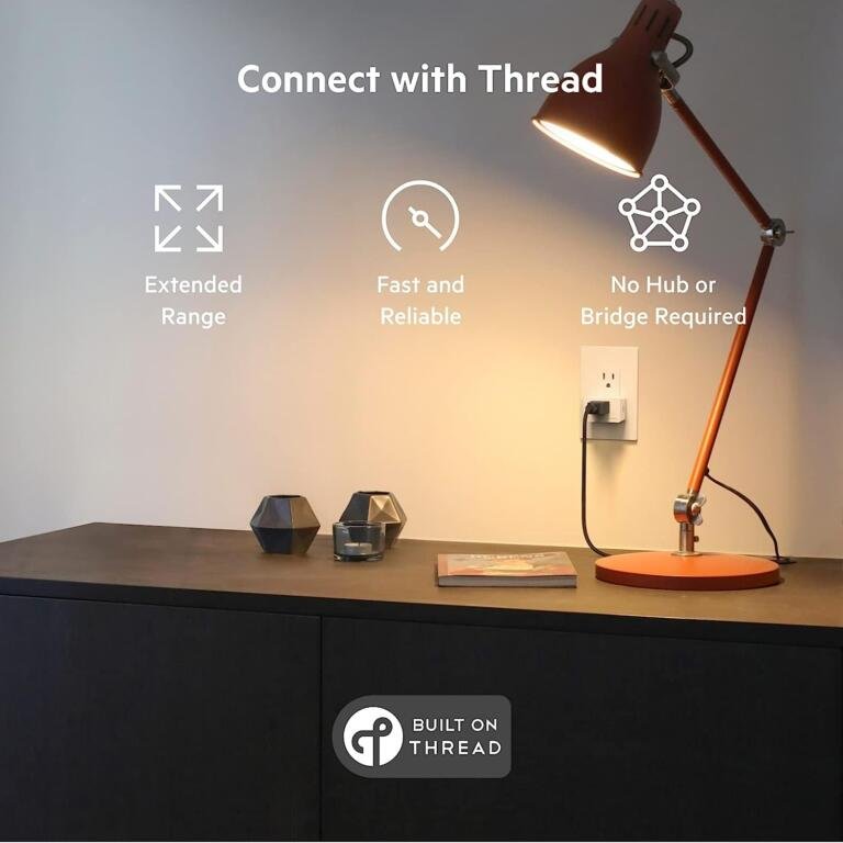Wemo's Thread Smart Plug is HomeKit-compatible and ready to use for just $24, down from its regular price of $30 1