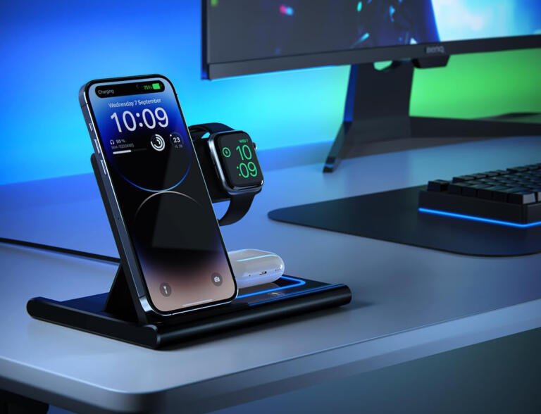 $50 3 in 1 Charging Station for Apple Devices Down On Sale For $20 1 $50 3 in 1 Charging Station for Apple Devices Down On Sale For $20 1