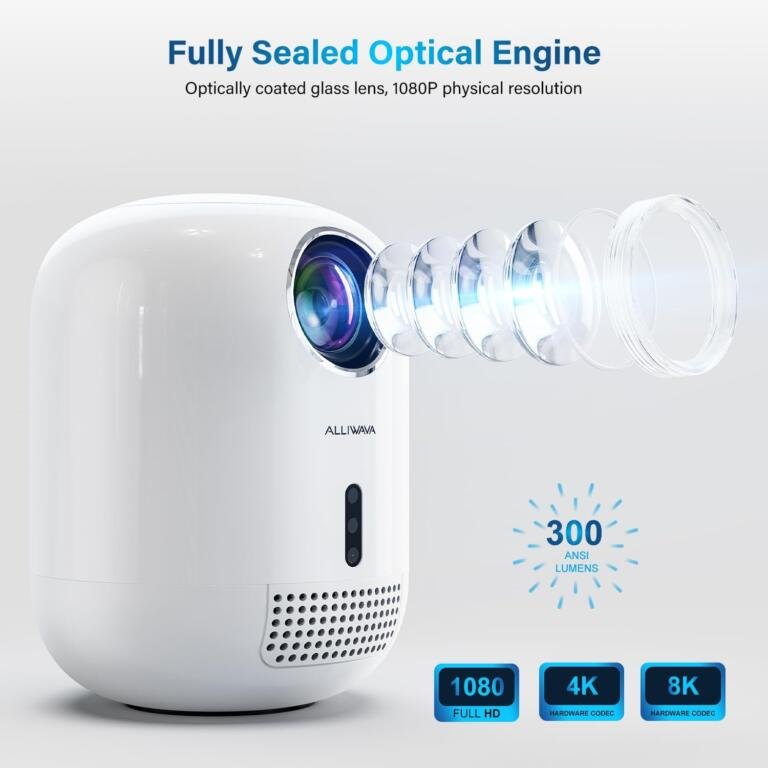 This 4K projector compatible with iOS/Android usually costs $$229 but today, it's $114 only 1