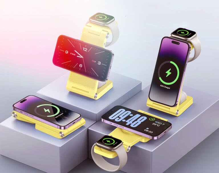 This elegant 3 in 1 wireless charger for iPhone, Apple Watch & AirPods still on sale for $16, usually sold for $40 1
