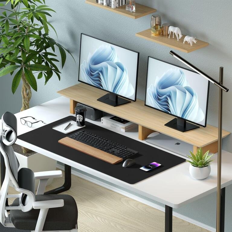 Grab this 31.5" x 15.7"Leather Desk Pad for $12 only 1
