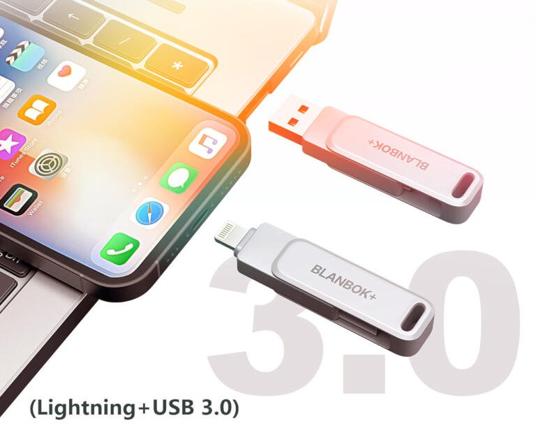 Store more photos & videos with MFi certified 128GB flash drive for iPhone/iPad at $20 only 1