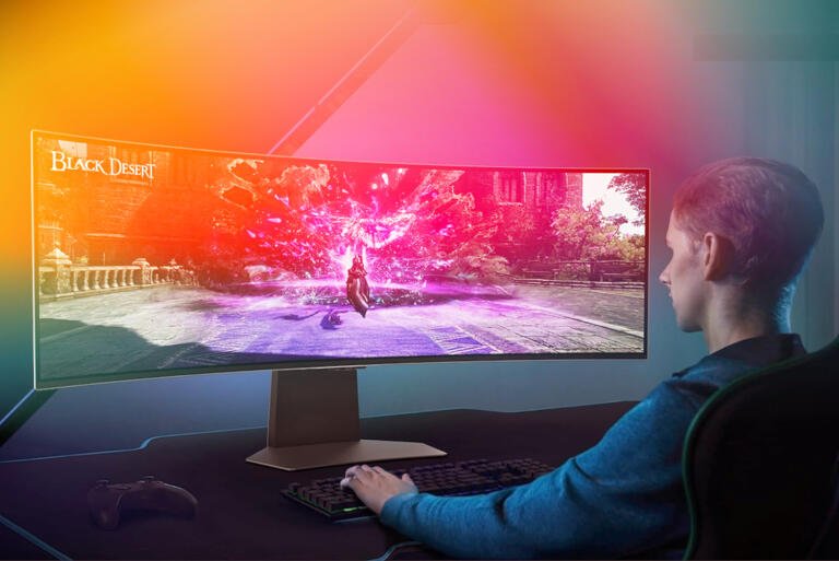 Everyone must get discounted SAMSUNG's 49" Odyssey OLED G9 G95SC Series Curved Smart Gaming Monitor in 2023! 1