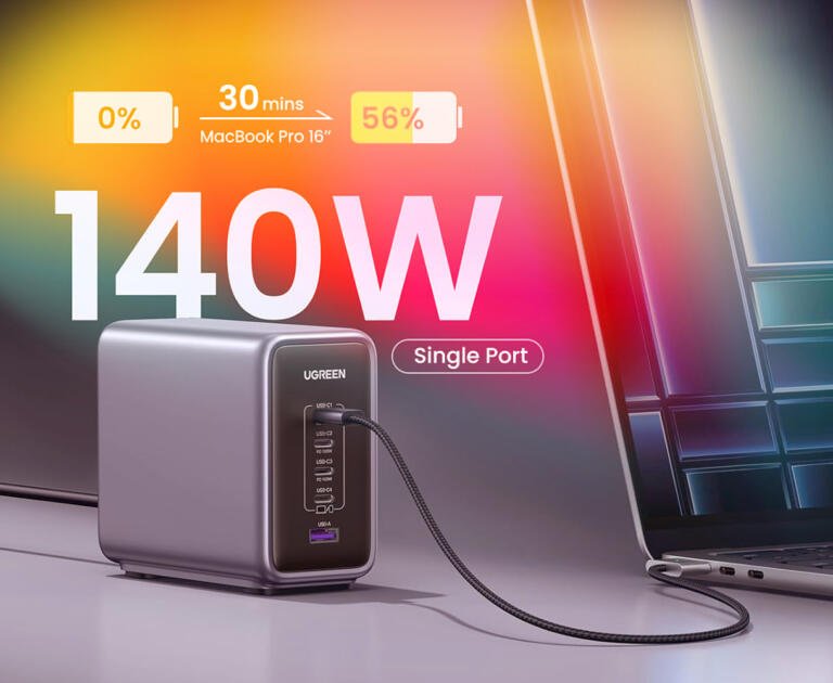 UGREEN's brand-new USB-C charging station for electronic devices, the 300W Nexode, is now available for just $200 (a $70 savings) 1