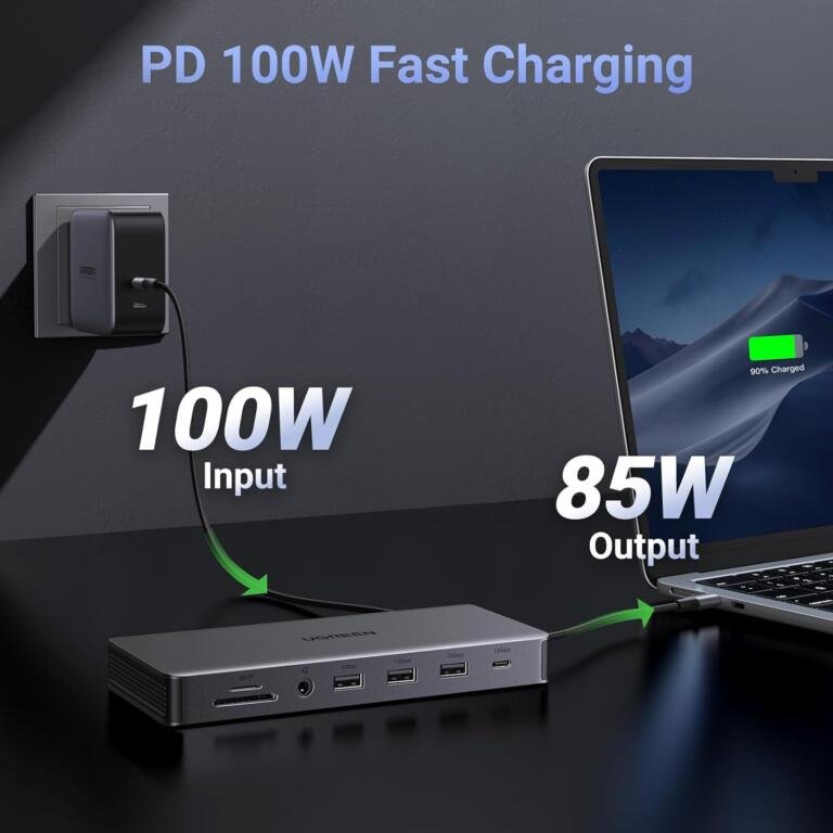 The UGREEN Pro 13-in-1 4K Triple Display Dock is now available at its all-time low price on Amazon at $100 (regularly up to $165) 1