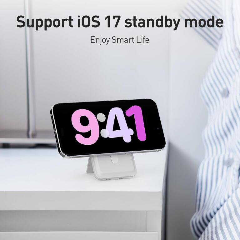 iWALK MAG-X Magnetic Wireless Power Bank with Stand is a steal at $17 (51% off) 1