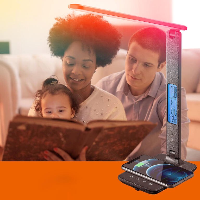 This $18 LED Desk Lamp comes with Wireless Charger for iPhone, usually $50 1