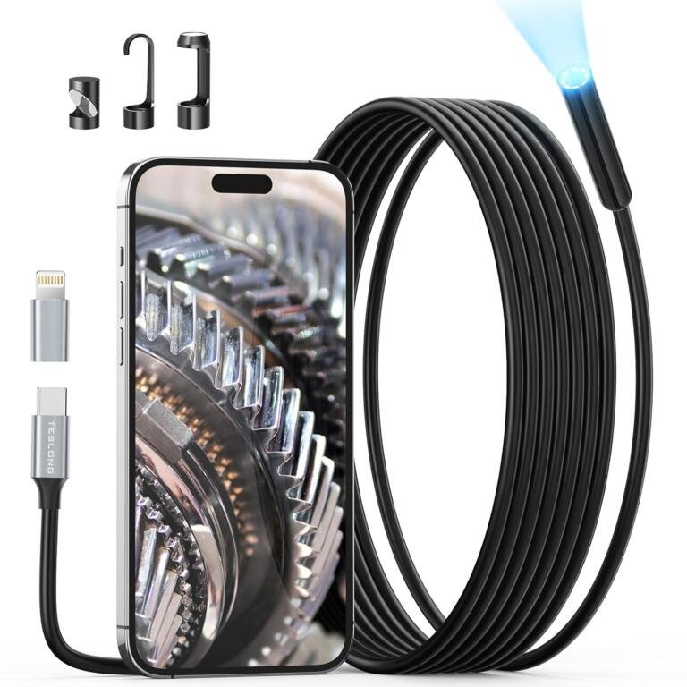 Popular Endoscope Camera with Light for iPhone drops to $15 from $30 regular price 1