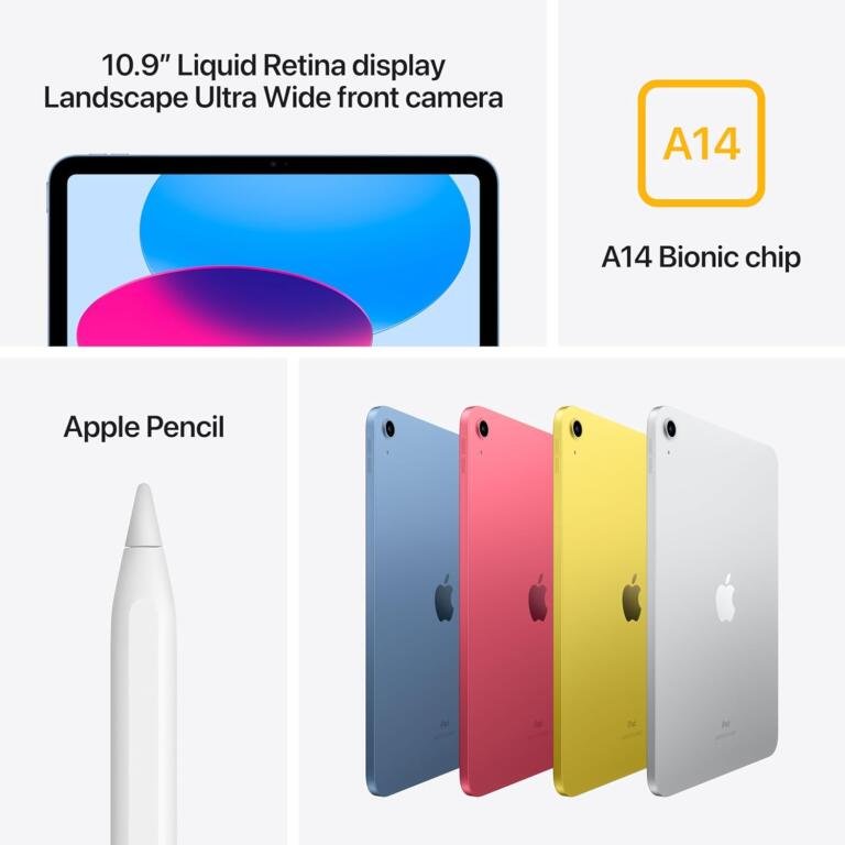 Apple iPad 10.9" 64GB Redesigned Tablet is great for students! It's currently 11% off right now at just $399 1