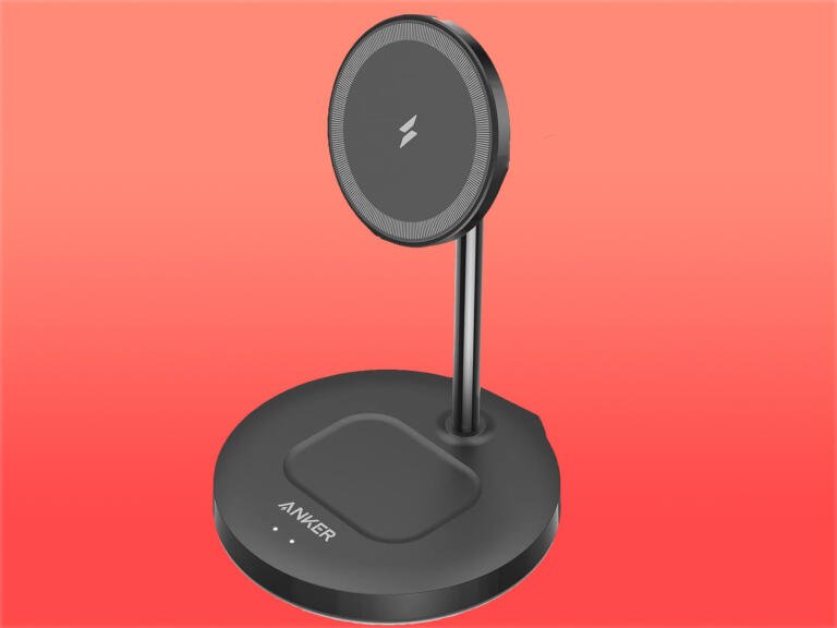Upgrade your Apple device charging station with discounted Anker PowerWave 2-in-1 Magnetic Stand Lite 1