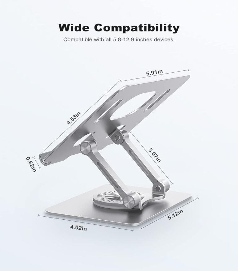 Transform Your Workstation: 360° Rotating Laptop Stand for $13.5 - Half Price 1
