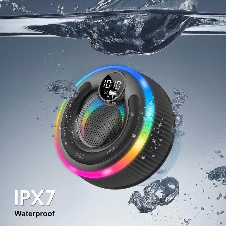 Upgrade Your Shower Playlist: Splash Tunes Bluetooth Speaker - $18 Limited Time Special (Was $50) 1
