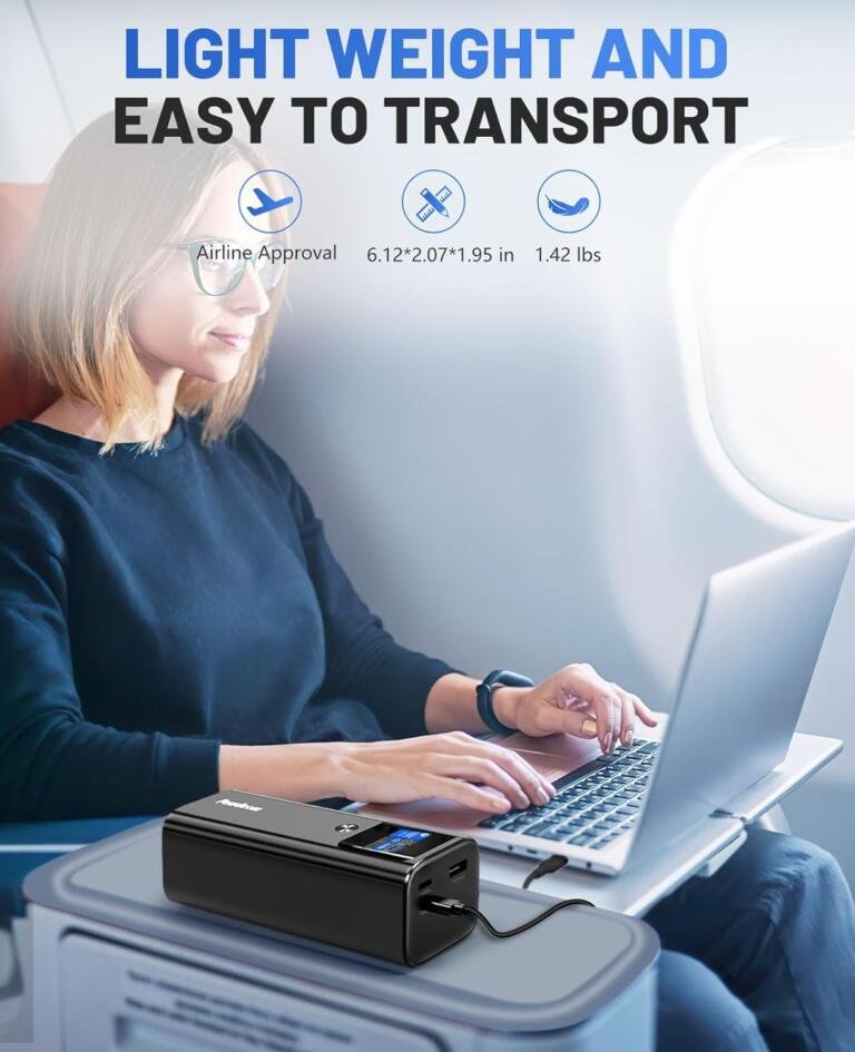Save Big on Powdeom 140W Power Bank: Laptop Charger with 55% Discount - Limited Time Offer! 1