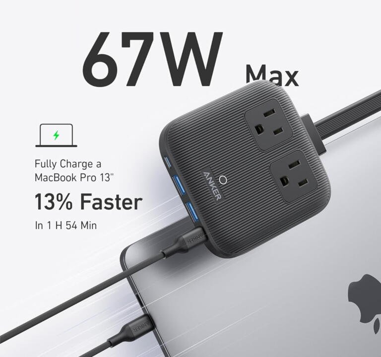 Anker's 6-in-1 USB C Power Strip for Apple device down at $46 (30% OFF) 5