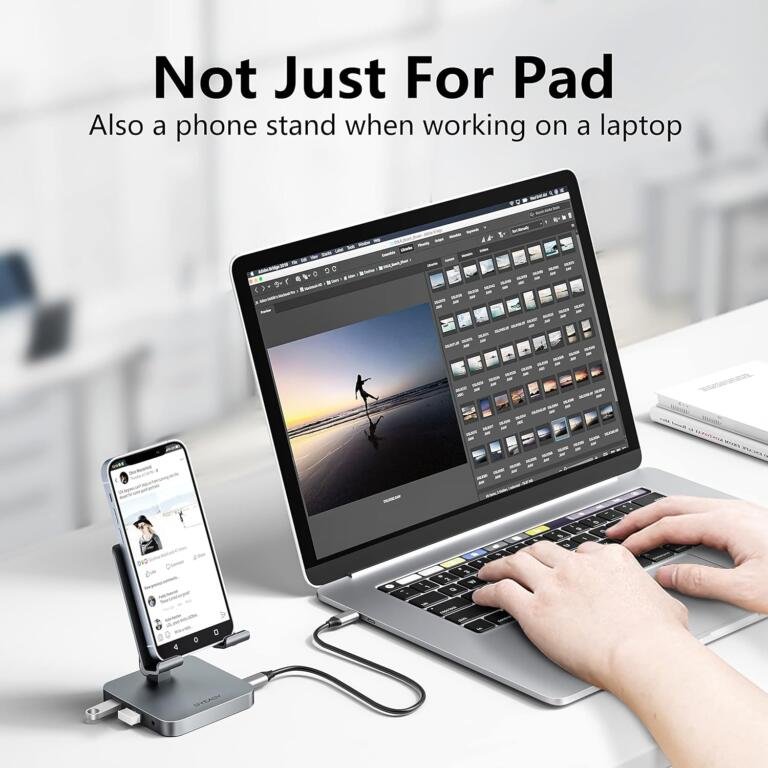 Tech Deal: 7-in-1 Docking Station with 4K iPad Stand - $40 (50% Off) 3