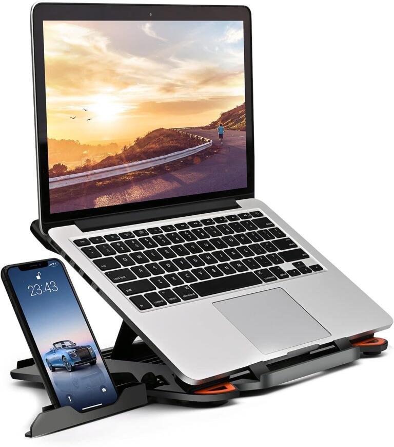 Upgrade Your Workspace: Laptop Stand + Phone Holder for $11 (60% OFF) 9