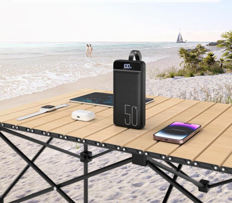 Charge 4 gadgets at the same time with this 50000mAh power bank, currently on sale for $30, usually $55 1