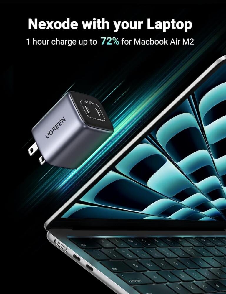 Power Up: Refuel MacBook & iPhone Simultaneously with UGREEN 45W Charger - Only $25 18