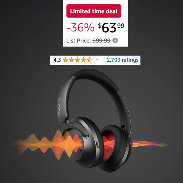 1MORE SonoFlow Active Noise Cancelling Headphone Hits New Low With 36% Price Cut 11 1MORE SonoFlow Active Noise Cancelling Headphone Hits New Low With 36% Price Cut 11