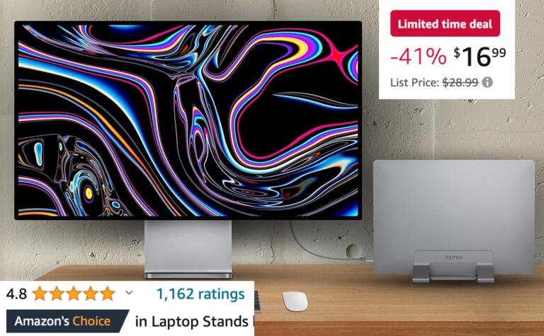 Score This Aluminum Vertical Laptop Stand Dock Holder For $17 With 41% Discount! 1
